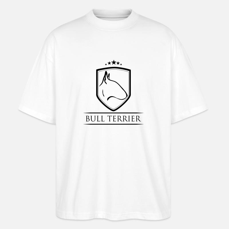 COAT TERRIER BULL - T-shirt bio Blaster 2.0 coupe oversize Stanley/Stella Unisexe - blanc