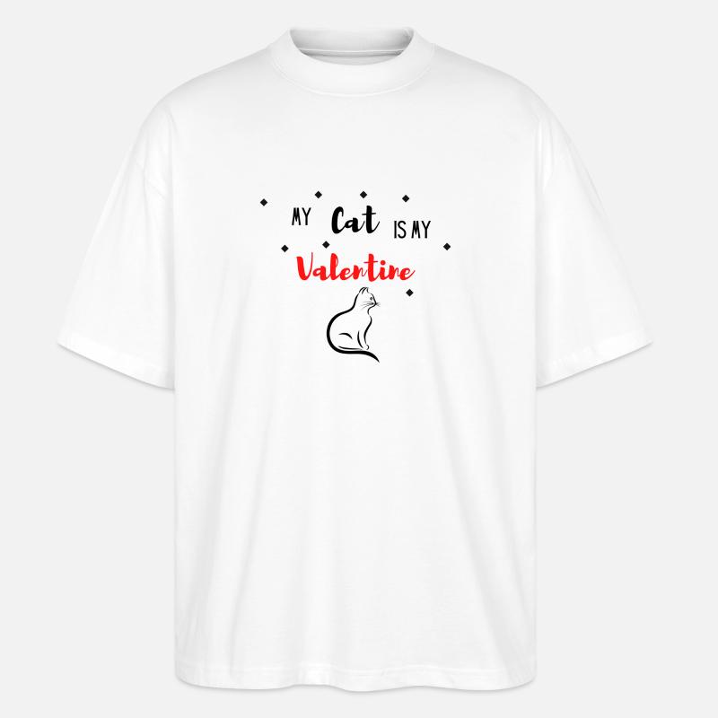 Chat - T-shirt bio Blaster 2.0 coupe oversize Stanley/Stella Unisexe - blanc