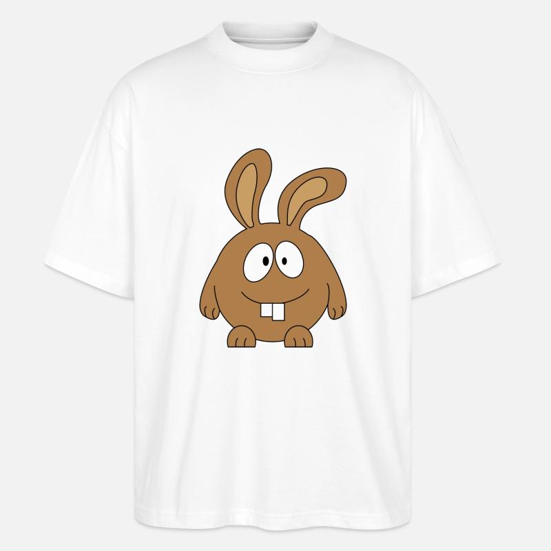 pummeliger_hase - Stanley/Stella Oversized Unisex Bio T-Shirt Blaster 2.0 - Weiß
