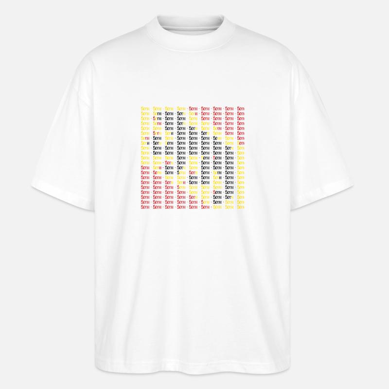 Le blason de Bern - T-shirt bio Blaster 2.0 coupe oversize Stanley/Stella Unisexe - blanc