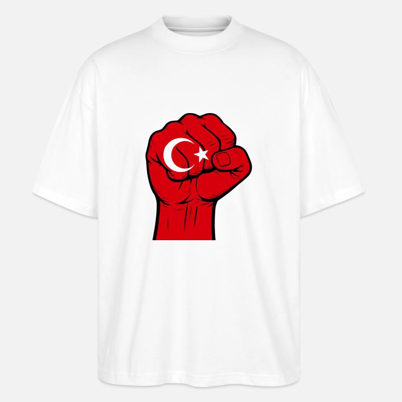 Faust, Turquie - T-shirt bio Blaster 2.0 coupe oversize Stanley/Stella Unisexe - blanc