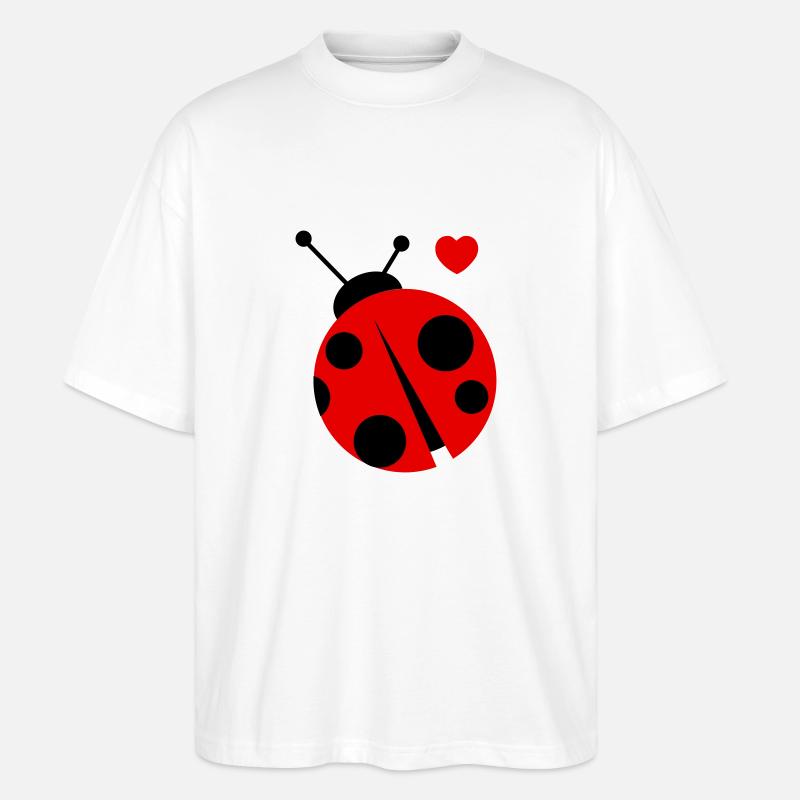 ladybird - Stanley/Stella Oversized Unisex Bio T-Shirt Blaster 2.0 - Weiß