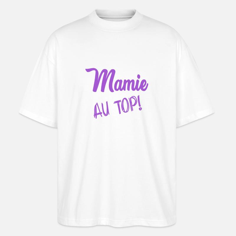 MAMA. OMA - Stanley/Stella Oversized Unisex Bio T-Shirt Blaster 2.0 - Weiß