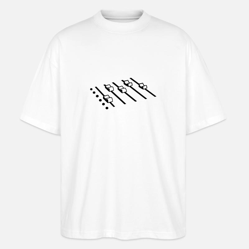 DJ - T-shirt bio Blaster 2.0 coupe oversize Stanley/Stella Unisexe - blanc