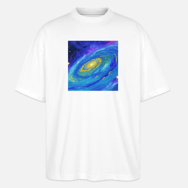 Spiral Galaxy - Stanley/Stella Oversized Unisex Bio T-Shirt Blaster 2.0 - Weiß