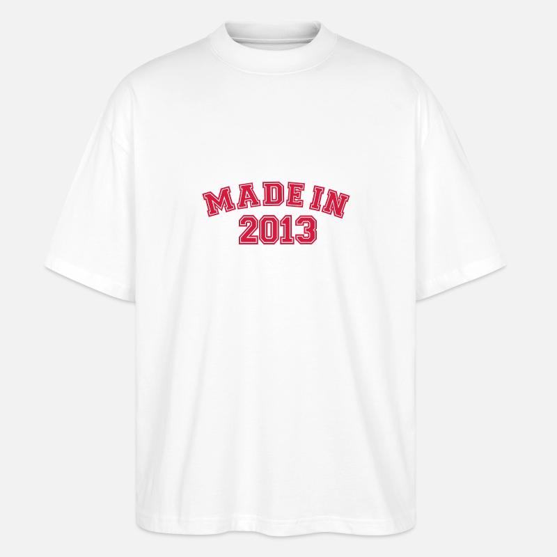 2013 - Stanley/Stella Oversized Unisex Bio T-Shirt Blaster 2.0 - Weiß