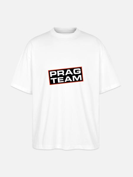 Prag Team - Stanley/Stella Oversized Unisex Bio T-Shirt Blaster 2.0 - Weiß