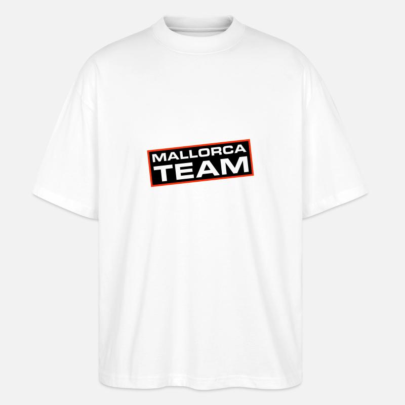 Mallorca Team - Stanley/Stella Oversized Unisex Bio T-Shirt Blaster 2.0 - Weiß