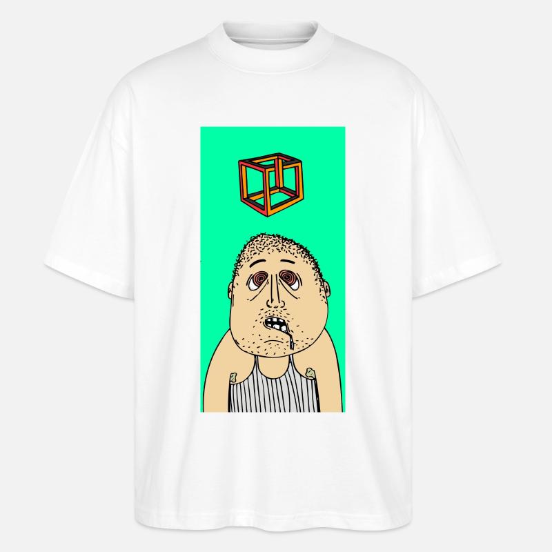 hypnotized - Stanley/Stella Oversized Unisex Bio T-Shirt Blaster 2.0 - Weiß