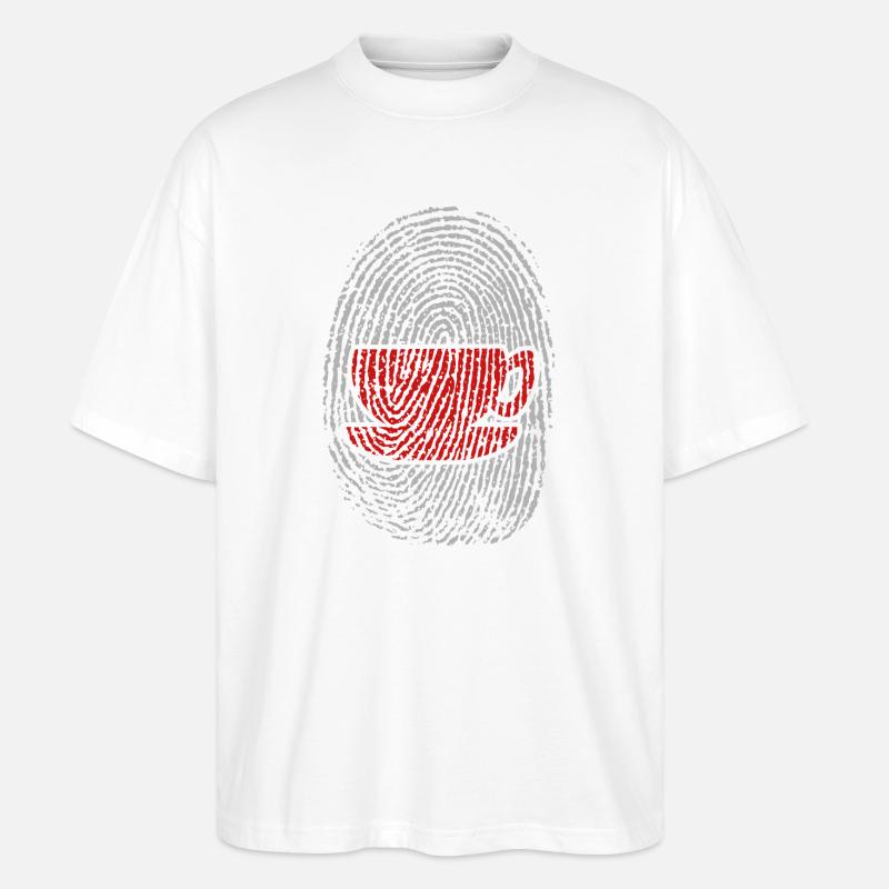 Kaffeetrinker Kaffee Kaffeeliebhaber Kaffeetasse - Stanley/Stella Oversized Unisex Bio T-Shirt Blaster 2.0 - Weiß