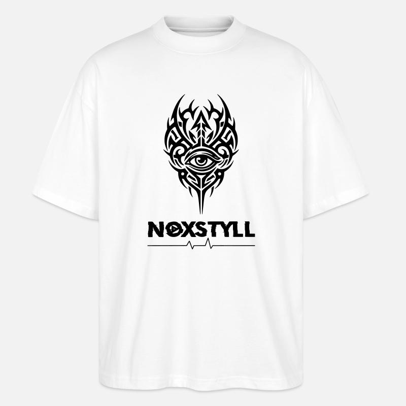 Noxstyll - Stanley/Stella Oversized Unisex Bio T-Shirt Blaster 2.0 - Weiß