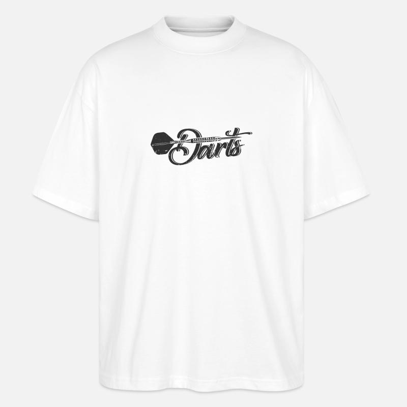 Dartpfeile 180 - Stanley/Stella Oversized Unisex Bio T-Shirt Blaster 2.0 - Weiß