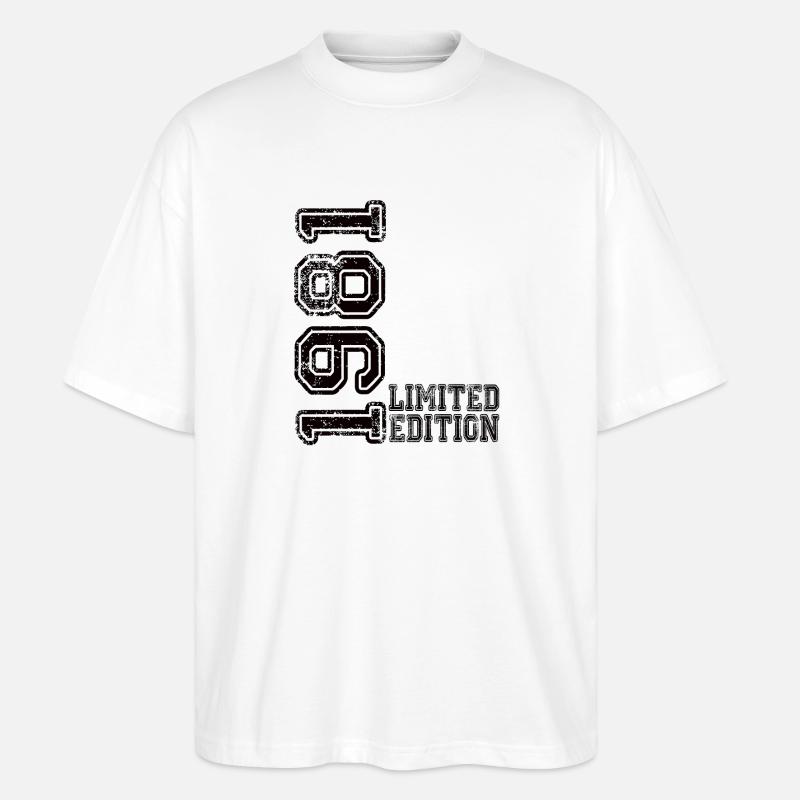 Limited Edition 1981 - Stanley/Stella Oversized Unisex Organic T-shirt Blaster 2.0 - white