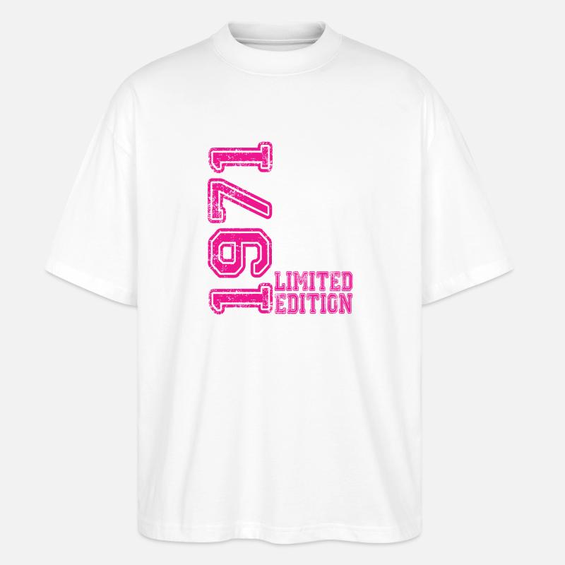 Édition limitée 1971 - T-shirt bio Blaster 2.0 coupe oversize Stanley/Stella Unisexe - blanc