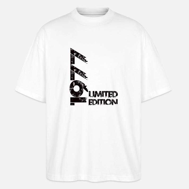 Édition limitée 1977 - T-shirt bio Blaster 2.0 coupe oversize Stanley/Stella Unisexe - blanc