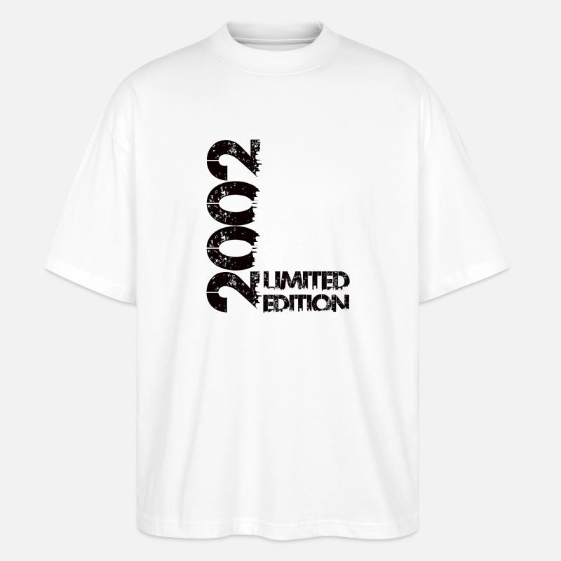 Édition limitée 2002 - T-shirt bio Blaster 2.0 coupe oversize Stanley/Stella Unisexe - blanc