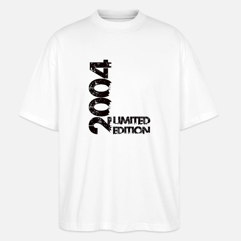 Édition limitée 2004 - T-shirt bio Blaster 2.0 coupe oversize Stanley/Stella Unisexe - blanc
