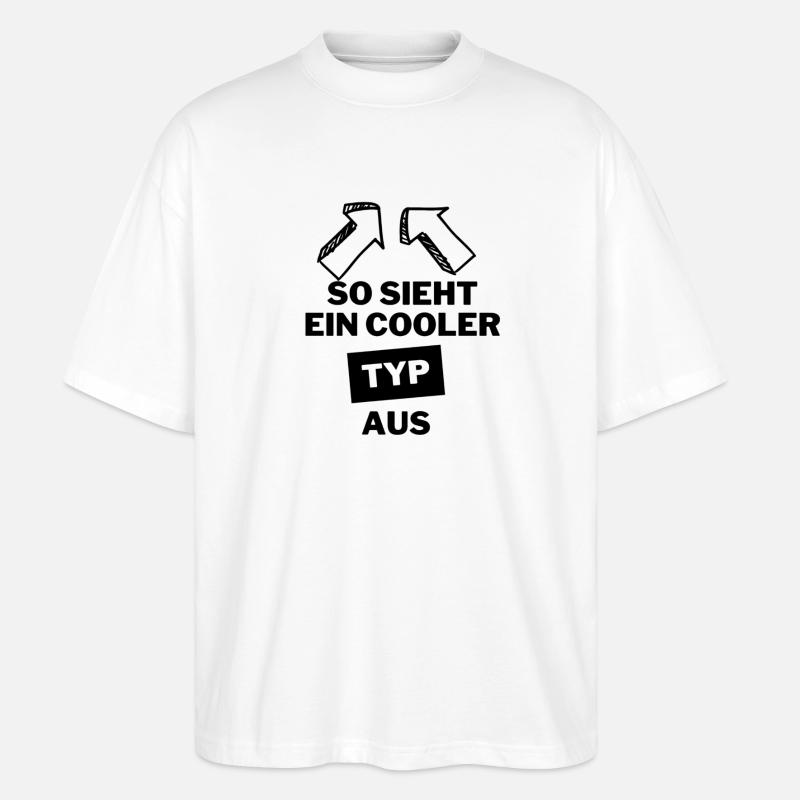 cooler Typ - Stanley/Stella Oversized Unisex Bio T-Shirt Blaster 2.0 - Weiß