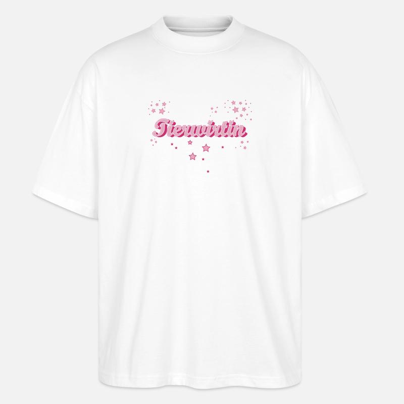 Tierpfleger Abschluss-Geschenk Tierwirtin - Stanley/Stella Oversized Unisex Bio T-Shirt Blaster 2.0 - Weiß