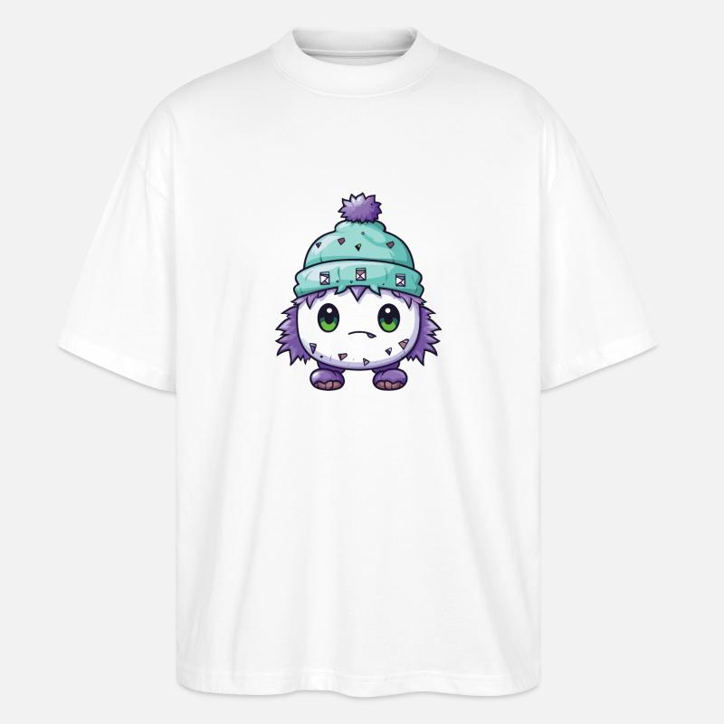 Winter Eskimo Baby Comic - Stanley/Stella Oversized Unisex Bio T-Shirt Blaster 2.0 - Weiß