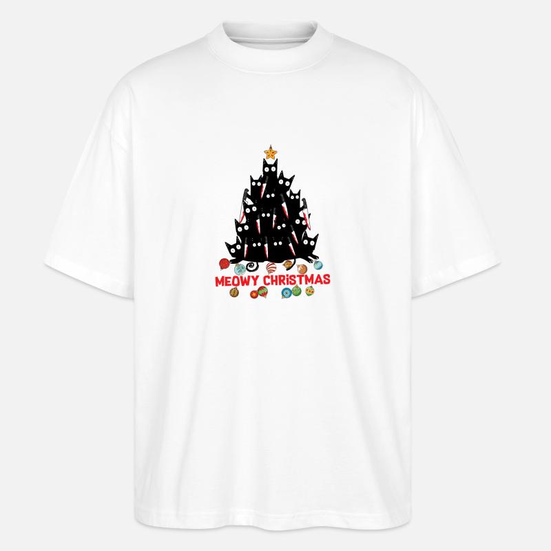 Arbre à chat - T-shirt bio Blaster 2.0 coupe oversize Stanley/Stella Unisexe - blanc