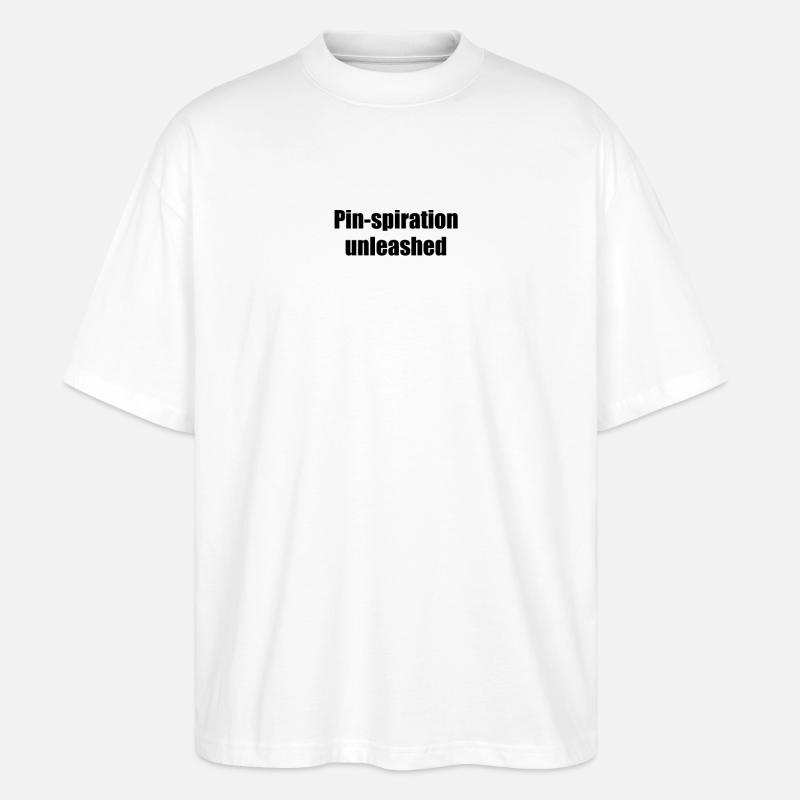 Bowling - Pin-spiration unleashed - Stanley/Stella Oversized Unisex Organic T-shirt Blaster 2.0 - white