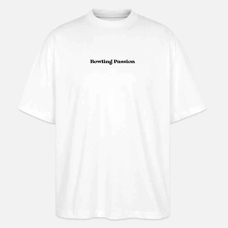 Bowling - Bowling Passion - Stanley/Stella Oversized Unisex Bio T-Shirt Blaster 2.0 - Weiß