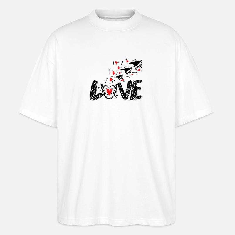 Deltaplanes, deltaplanes, deltaplanes - T-shirt bio Blaster 2.0 coupe oversize Stanley/Stella Unisexe - blanc