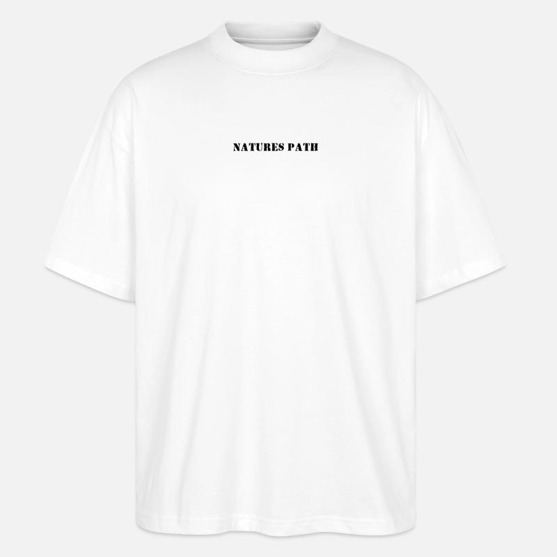 Wandern - Natures Path - Stanley/Stella Oversized Unisex Bio T-Shirt Blaster 2.0 - Weiß