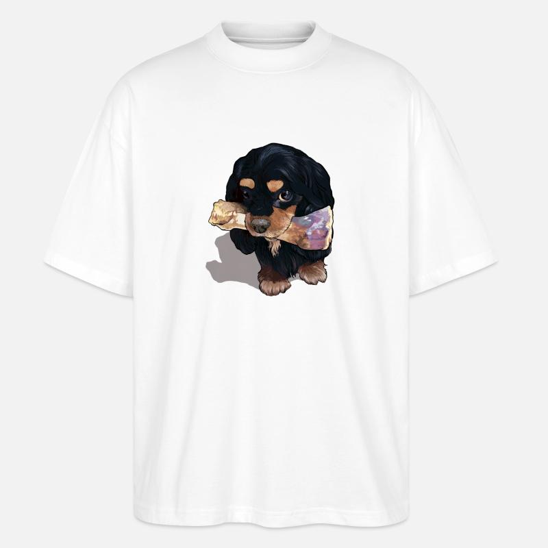 my bone - Stanley/Stella Oversized Unisex Organic T-shirt Blaster 2.0 - white