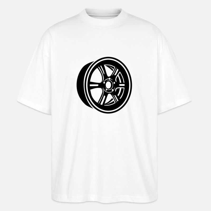 Felge - Stanley/Stella Oversized Unisex Bio T-Shirt Blaster 2.0 - Weiß