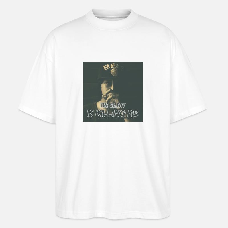 Silent Torment - Stanley/Stella Oversized Unisex Bio T-Shirt Blaster 2.0 - Weiß