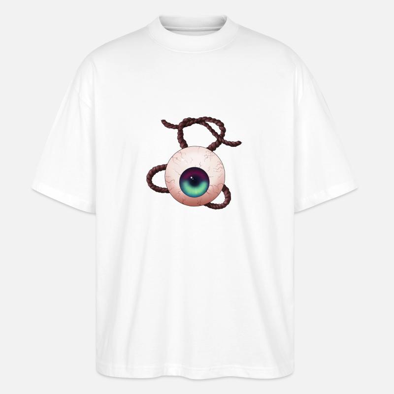 Eyeball - Stanley/Stella Oversized Unisex Bio T-Shirt Blaster 2.0 - Weiß