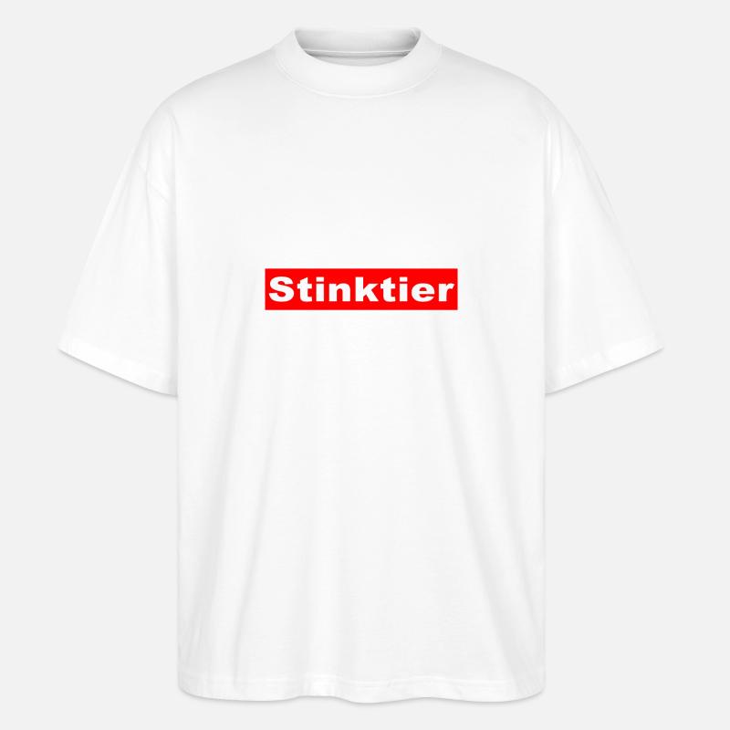 SKUNK - T-shirt bio Blaster 2.0 coupe oversize Stanley/Stella Unisexe - blanc