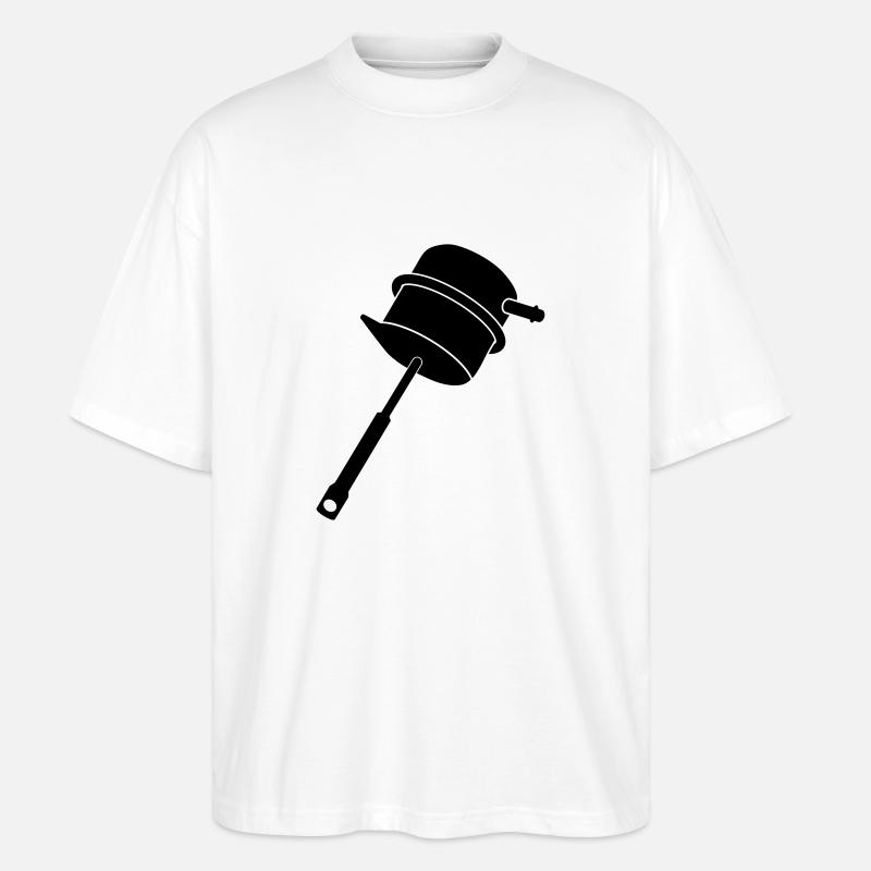 Turbo Wastegate_w1_m1 - Stanley/Stella Oversized Unisex Bio T-Shirt Blaster 2.0 - Weiß