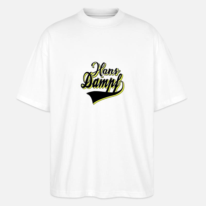 Hans Dampf - Stanley/Stella Oversized Unisex Bio T-Shirt Blaster 2.0 - Weiß