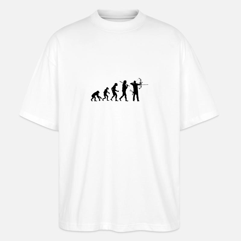 Evolution Archery - Stanley/Stella Oversized Unisex Organic T-shirt Blaster 2.0 - white