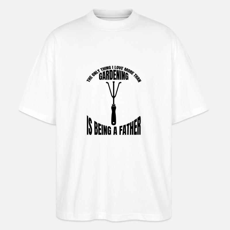 Gärtner Hobbygärtner Obstgarten Garten Geschenk - Stanley/Stella Oversized Unisex Bio T-Shirt Blaster 2.0 - Weiß