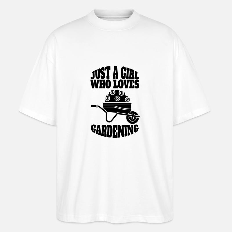 Hobbygärtner Garten Geschenk Gärtner Obstgarten - Stanley/Stella Oversized Unisex Bio T-Shirt Blaster 2.0 - Weiß