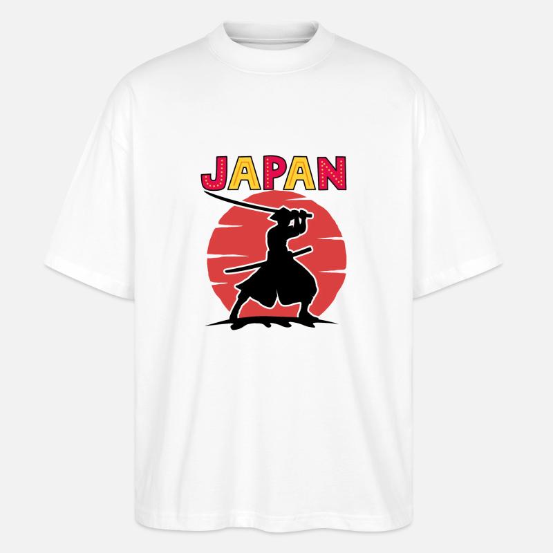 Japan - Stanley/Stella Oversized Unisex Bio T-Shirt Blaster 2.0 - Weiß