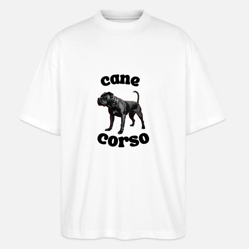 Cane Corso - Stanley/Stella Oversized Unisex Bio T-Shirt Blaster 2.0 - Weiß