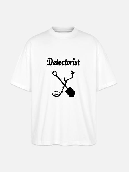 Metalldetektor - Stanley/Stella Oversized Unisex Bio T-Shirt Blaster 2.0 - Weiß