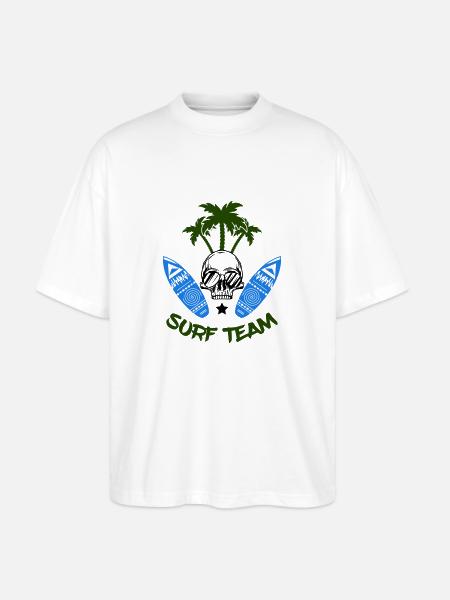 Surf Team - Stanley/Stella Oversized Unisex Organic T-shirt Blaster 2.0 - white