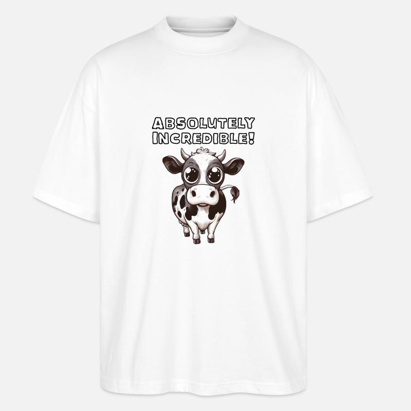 Absolutely Incredible - Stanley/Stella Oversized Unisex Bio T-Shirt Blaster 2.0 - Weiß
