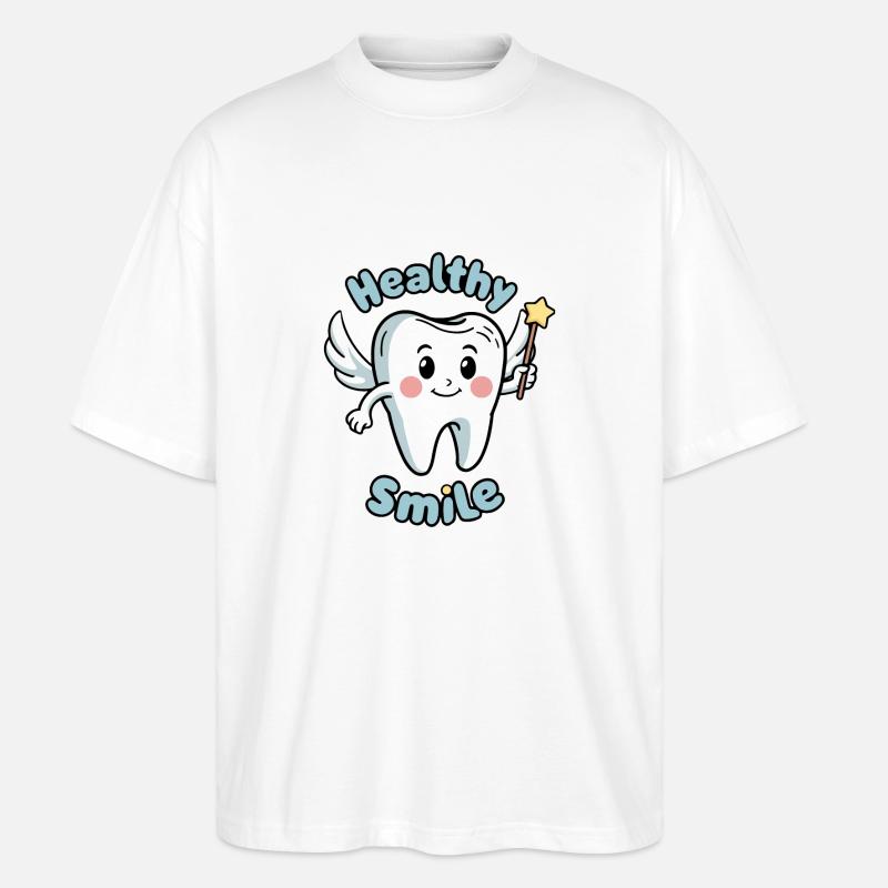 ZAHNFEE - Stanley/Stella Oversized Unisex Bio T-Shirt Blaster 2.0 - Weiß