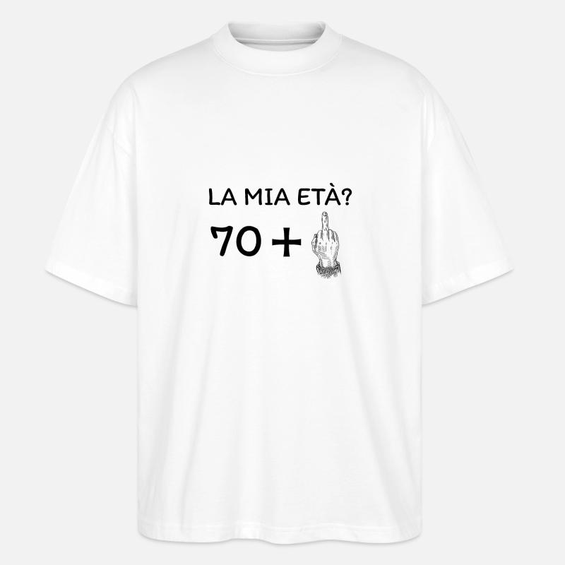 mein - Stanley/Stella Oversized Unisex Bio T-Shirt Blaster 2.0 - Weiß