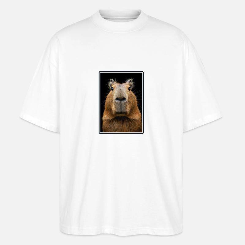 Capybaras Capybara - T-shirt bio Blaster 2.0 coupe oversize Stanley/Stella Unisexe - blanc