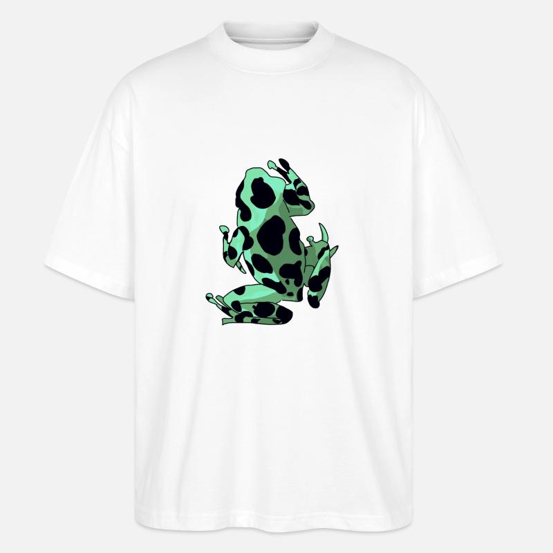 Frosch & Kröte - Stanley/Stella Oversized Unisex Bio T-Shirt Blaster 2.0 - Weiß