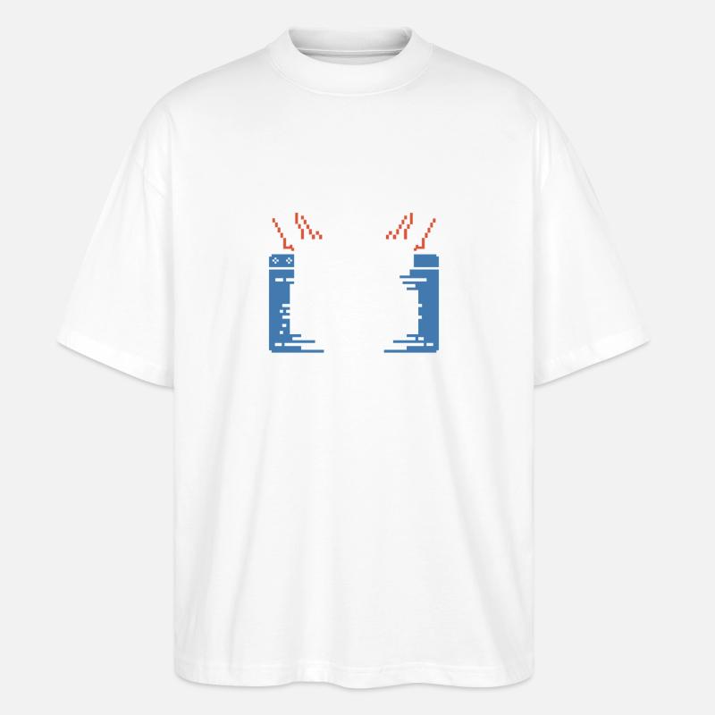 Coding Ninja Programmer Debugging Master - Stanley/Stella Oversized Unisex Organic T-shirt Blaster 2.0 - white