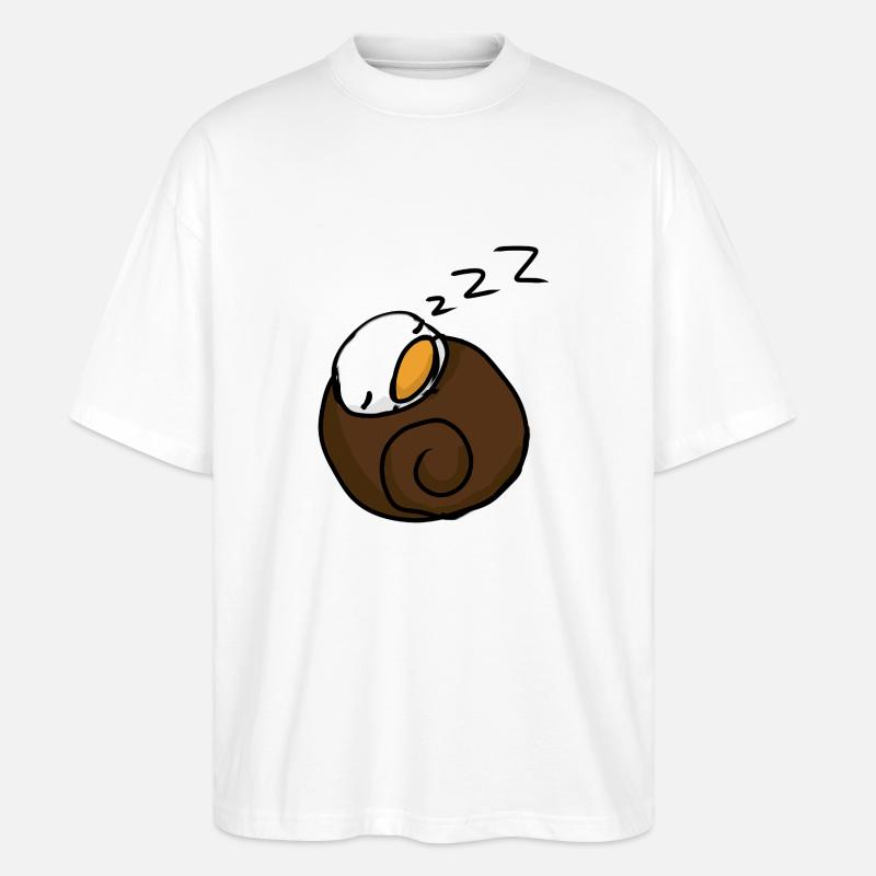 Schnente, schlafend - Stanley/Stella Oversized Unisex Bio T-Shirt Blaster 2.0 - Weiß